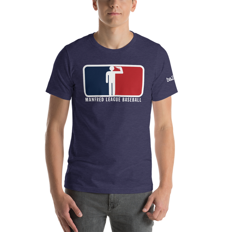 The Manfred League Baseball Tee