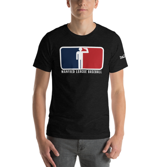 The Manfred League Baseball Tee